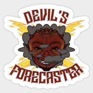 Devil's Forecaster Sticker